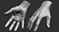Video Game Hands, Brendon Isaiah Bengtson : Game ready hands I worked on. Originated from a scan, cleaned, resculpted, baked, painted, and got into a render engine.