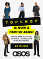 Topshop is now a part of ASOS. Head to ASOS now to shop the brand... and stay tuned for the full collection. Go to ASOS.