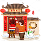 春节元素主题素材