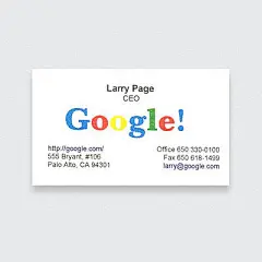 那些著名IT类公司的名片都是什么样子的？ - 知乎