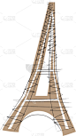 埃菲尔铁塔,巴黎,国际著名景点,国内著名景点,城市生活,法国,建筑业,著名景点,钢铁,天空