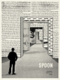 Spoon / Norfolk, VA 2014 - SCOTT CAMPBELL : Spoon / Norfolk, VA 2014<br/>18x24" / 1 color screen print / Edition of 175<br/>Available for purchase in the Shop.