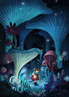 其中包括图片：幻想森林！10款绿色调儿童插画 - 优优教程网 - 自学就上优优网 - UiiiUiii.com