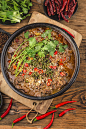 中国川菜煮牛肉