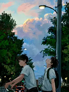 插画分享｜manuhamu 青春里的莫名感伤 - 小红书