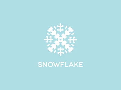 冬季世界！20款冰雪元素Logo设计 - -花瓣网
