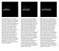 M9:Inspiring PRINT Layout(s) utilizing a Grid  this is very good one in my opinion because altho it have grids but we can read the text easily and it inspire me that when ever i have text i should make my design  according to let my text  can be read easi