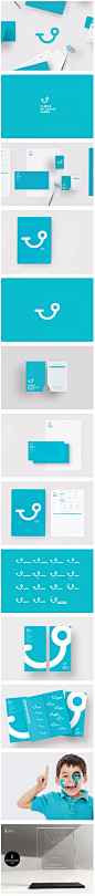 牙科诊所形象视觉设计 VI  医院 医疗 VI应用 国外 素材 模板 排版 