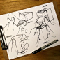 Practicing hands to show scale and usability.  #hands #usability #storyboard #illustrate #sketch #sketchbook #sketching #sketchaday #productdesign #packaging #industrialdesign #functionality #ideation