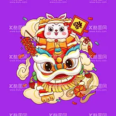 手绘卡通小兔  - 源文件下载【酷图网】手绘卡通小兔,手绘小兔,卡通小兔,动画小兔,卡通动物