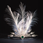 CHAUMET 日出羽饰白鹭冠，铂金钻石，西元1914年由Joseph Chaumet制作。收藏博物馆：巴黎CHAUMET博物馆