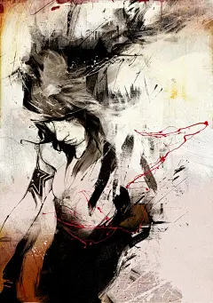 英国插画师Russ Mills手绘线条插画欣赏