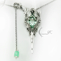 LUNARTARH - silver , green amethyst, chrysoprase by LUNARIEEN