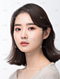 美发女生发型人像