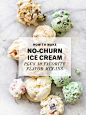 How to Make No-Churn Ice Cream Plus 10 Favorite Flavor Mix-Ins : Really good, totally indulgent, creamy ice creams can be time consuming at best (don’t forget to freeze that ice cream maker bowl first!) and temperamental at worst (why did my custard base 