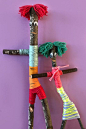 Make your own stick family. For lots of fun kids craft activity ideas visit the MINI MAD THINGS craft blog.