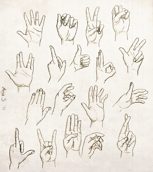 Hand study by Fanati...