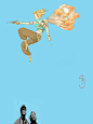 飞行物语_--阿ya__插画师作品_涂鸦王国gracg.com