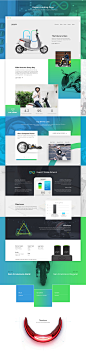 Gogoro landing page concept : Just playing around with one of my favorite brand gogoro's landing page & our team came up with this concept, We love products which are eco friendly & can reduce pollution fallout.So just sharing our thoughts on this