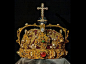 瑞典国王的王冠制造于1561年@北坤人素材