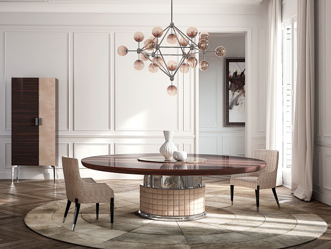 Round dining table R...