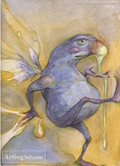 欧美插画幻想大师froud作品#采集大赛#
