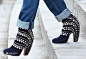 对时尚编辑穿着独一无二的呈现 Tommy Ton 2012秋冬时装季街拍@北坤人素材