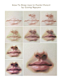 Pencil Portrait Mastery - How to draw the lips in pastel pencil by Cuong Nguyen - Discover The Secrets Of Drawing Realistic Pencil Portraits