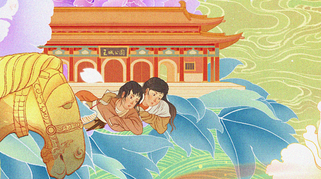 郑州万科活动KV主题插画插画商业插画特浓...