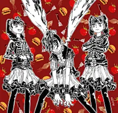 BABYMETAL书签-1 | 九号匣 - 原创作品 - 涂鸦王国插画