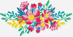 矢量图花团锦簇的花丛ai免抠素材_新图网 https://ixintu.com 矢量图 花丛 五颜六色 颜色绚丽 抽象 油墨画
