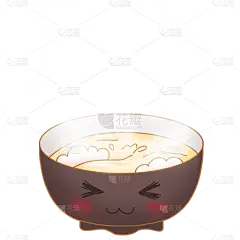 卡通感冬至饺子元素贴纸