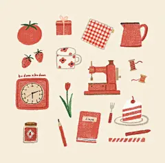 插画灵感｜用简单的笔触描绘生活的平凡