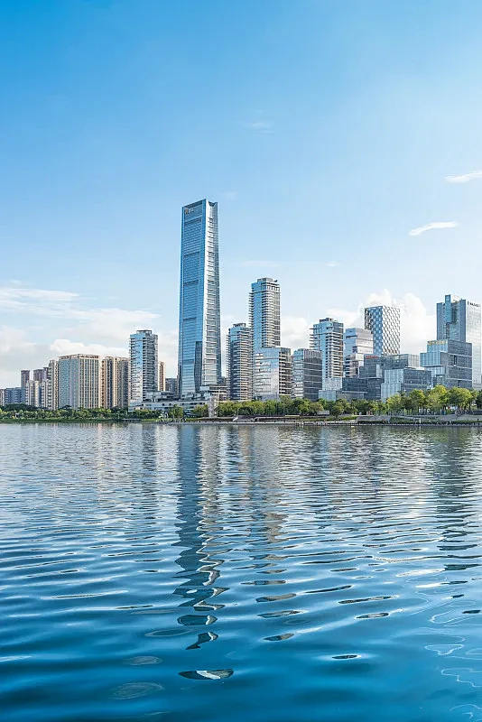 深圳湾一号城市建筑风光图片下载-花瓣网