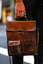 Vintage satchel, Christian Charles: 