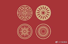 キュウマツ采集到参考-图案/扁平/矢量