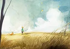 突然想起小王子。。。一个人的星球。。。