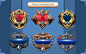 Game Achievement Logo Elements