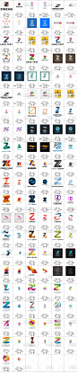 字母系列Z LOGO商标设计vi素材包AI矢量源文件淘宝店标微商标志图-淘宝网