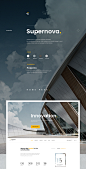 Supernova - Construction Website : Supernova - Construction Website Concept