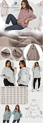 Trendy Queen Womens Oversized Hoodies Fleece Sweatshirts Long Sleeve Sweaters Pullover Fall Outfits Winter Clothes Grey M at Amazon Women’s Clothing store