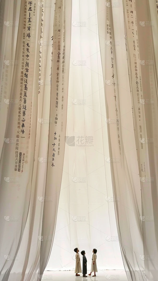 教师节通用书法帷幔背景图片素材-花瓣网