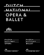 New Logo and Identity for Dutch National Opera & Ballet by Lesley Moore