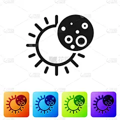 分离着色,日光,日月食,黑色,白色,计算机图标,球体,暗色,壁纸,自然美