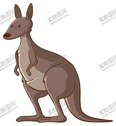 卡通袋鼠 【酷图网】袋鼠,卡通袋鼠,手绘袋鼠,袋鼠矢量,袋鼠插画,可爱袋鼠,