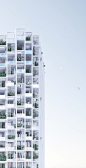Vijayawada Garden Estate : The project features a highrise residential development for a client in India, who is seeking for and "outside of the box - design" and "a natural living experience" for the residents.In an age of mass-produc