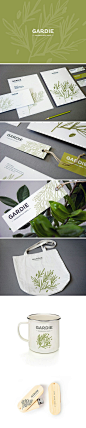 visual identity / gardie | repinned by www.BlickeDeeler.de | Have a look on www.LogoGestaltung-Hamburg.de: 