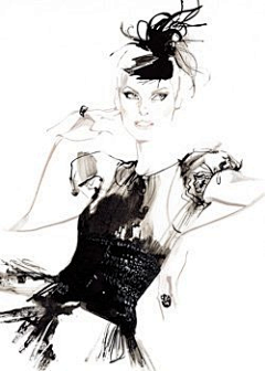 竹萤设计学院采集到【画集】—David Downton 大卫·唐顿