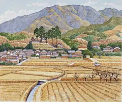 回复：辻本洋太朗插画——乡村美景入画来_唯美吧_百度贴吧
