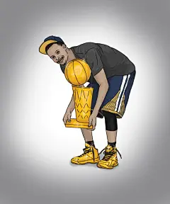 NBA 球星节日限定 Sneaker 插画欣赏-KIKS鞋报